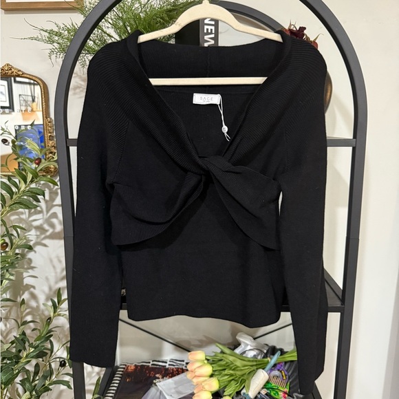 Sage the label Black Women's Sweater size large - Picture 2 of 10